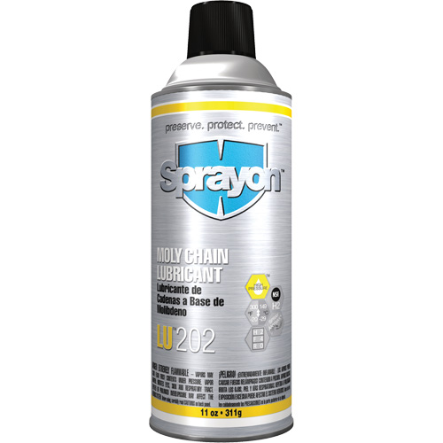 LU202 Moly Chain Lubricant, Aerosol Can Canadian Safety Group Inc.