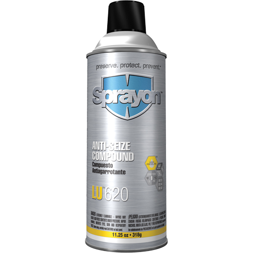 Compos&eacute; antigrippage LU620, 454 g, Canette a&eacute;rosol, 2200°F (1204°C) Temp max. Canadian Safety Group Inc.