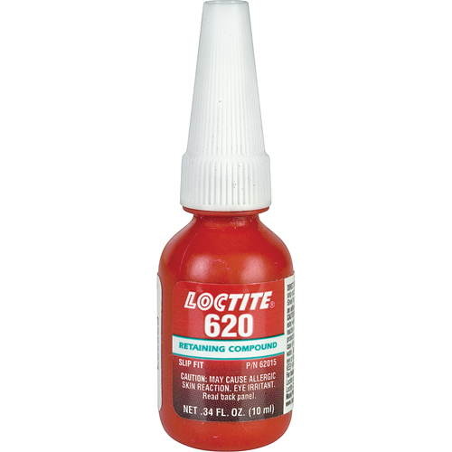 Compos&eacute; de retenue 620 haute temp&eacute;rature, 10 ml, Bouteille, Vert Canadian Safety Group Inc.