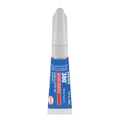Adh&eacute;sif renforc&eacute; Black Max 380, Noir, Tube, 3 g Canadian Safety Group Inc.