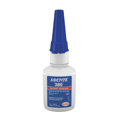 Black Max 380 Toughened Adhesive, Black, Bottle, 1 oz. Canadian Safety Group Inc.