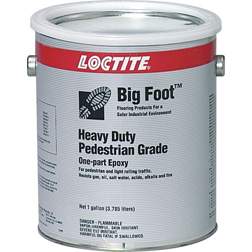 Rev&ecirc;tement antid&eacute;rapant robuste pour plancher Big Foot de calibre pi&eacute;ton, 1 gal., &eacute;poxy, Noir Canadian Safety Group Inc.