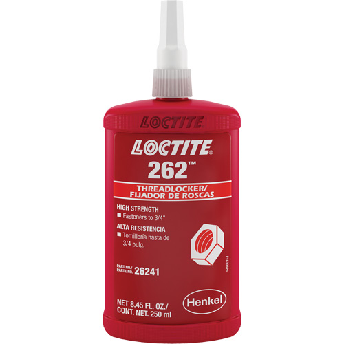 Compos&eacute; de blocage 262, Rouge, &eacute;lev&eacute;, 250 ml, Bouteille Canadian Safety Group Inc.