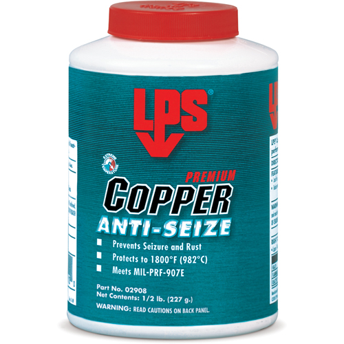 Copper Anti-Seize, 1 lbs., Bottle, 1800°F (982°C) Max Temp. Canadian Safety Group Inc.