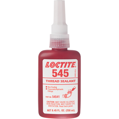 Thread Sealant 545 Hydraulic/Pneumatic Sealant, Bottle, 250 ml, -54° C - 121° C/-65° F - 250° F Canadian Safety Group Inc.