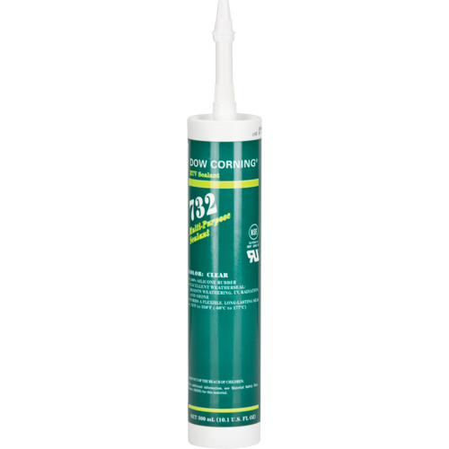 732 Silicone Sealant, Tube, Clear Canadian Safety Group Inc.