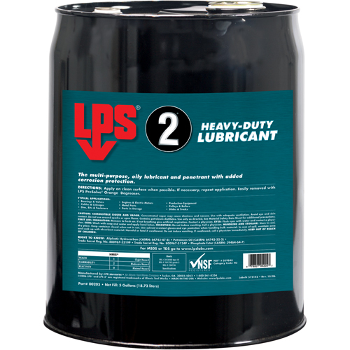 Lubrifiant surpuissant 2, Seau Canadian Safety Group Inc.