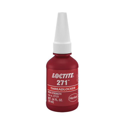 Threadlocker 271 , Red, High, 10 ml, Bottle Canadian Safety Group Inc.