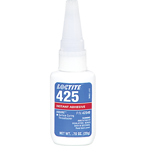Compos&eacute; de blocage &agrave; s&eacute;chage superficiel Assure 425, Bleu, Moyen, 20 g, Bouteille Canadian Safety Group Inc.