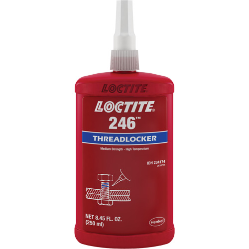 Compos&eacute; de blocage 246 temp&eacute;rature &eacute;lev&eacute;e, Bleu, Moyen, 250 ml, Bouteille Canadian Safety Group Inc.