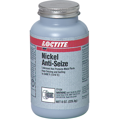 Antigrippant au nickel, Canette &agrave; dessus brosse, 2400°F (1315°C) temp. max. Canadian Safety Group Inc.