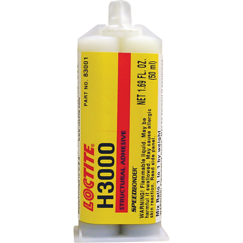 Speedbonder H3000 Structural Adhesive, Two-Part, Dual Cartridge, 76 g., Cream Canadian Safety Group Inc.