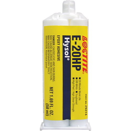 Hysol E-20HP Epoxy, Two-Part, Dual Cartridge, 104 g., Off-White Canadian Safety Group Inc.