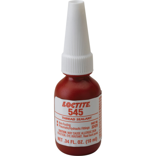 Scellant &agrave; filets 545 hydraulique/pneumatique, Bouteille, 10 ml, -54° C - 149° C/-65° F - 300° F Canadian Safety Group Inc.