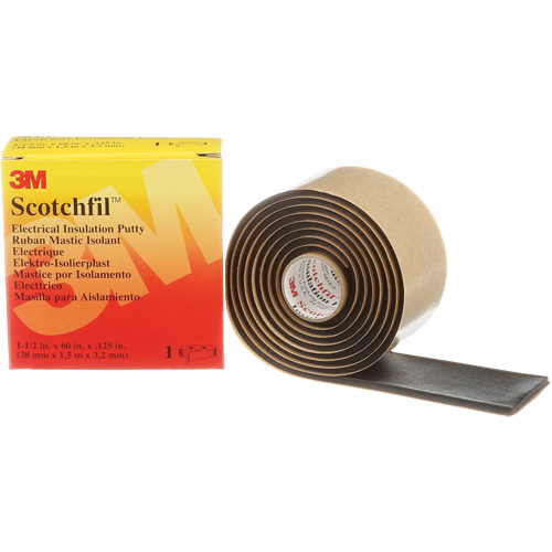 Mastic isolant Scotchfil, Rouleau, Noir Canadian Safety Group Inc.