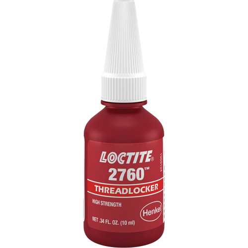 Compos&eacute; de blocage 2760 adh&eacute;sif instantan&eacute;, Rouge, &eacute;lev&eacute;, 10 ml, Bouteille Canadian Safety Group Inc.