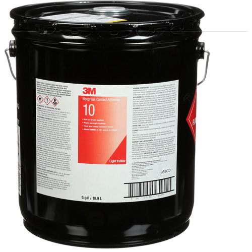 Colle contact Ten Bond, Seau, 5 gal., Jaune Canadian Safety Group Inc.