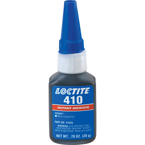 Adh&eacute;sif instantan&eacute; 410, Noir, Bouteille, 20 g Canadian Safety Group Inc.
