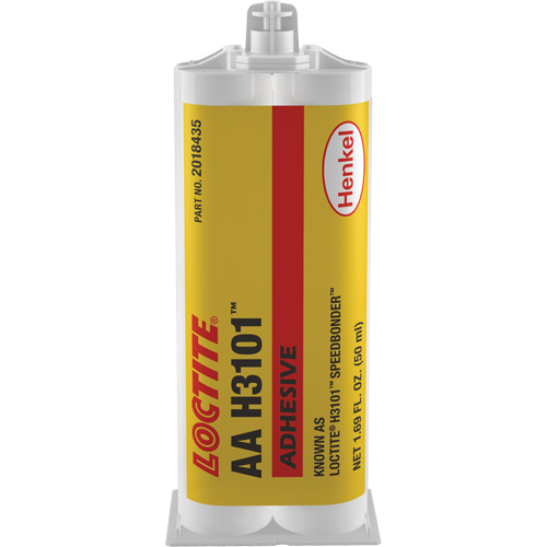 Speedbonder H3101 Adhesive, Two-Part, Dual Cartridge, 50 ml, Clear Canadian Safety Group Inc.