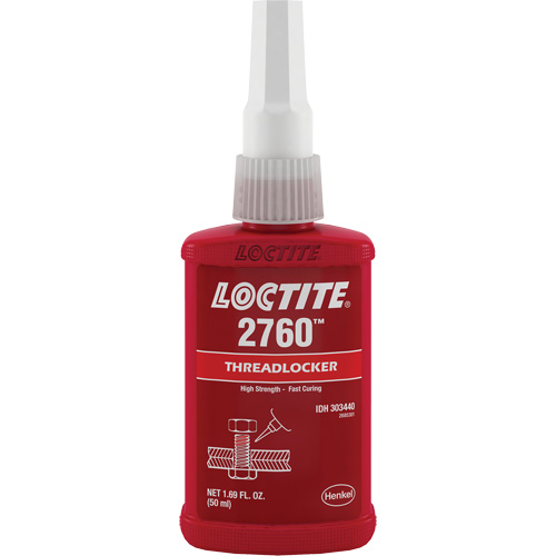 Compos&eacute; de blocage 2760 adh&eacute;sif instantan&eacute;, Rouge, &eacute;lev&eacute;, 50 ml, Bouteille Canadian Safety Group Inc.