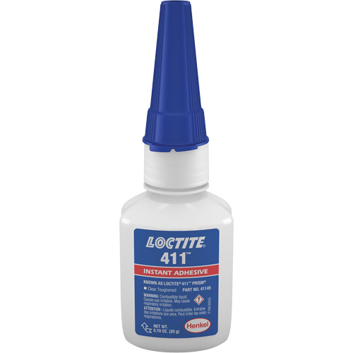 Prism 411 Toughened, Clear, Bottle, 20 g Canadian Safety Group Inc.