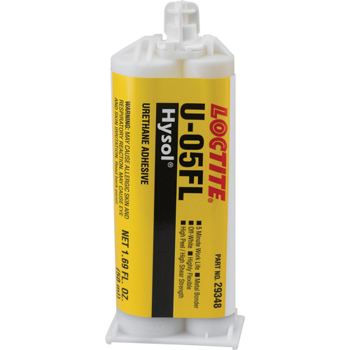Hysol U-05FL Urethane Adhesive, Two-Part, Dual Cartridge, 90 g., Off-White Canadian Safety Group Inc.
