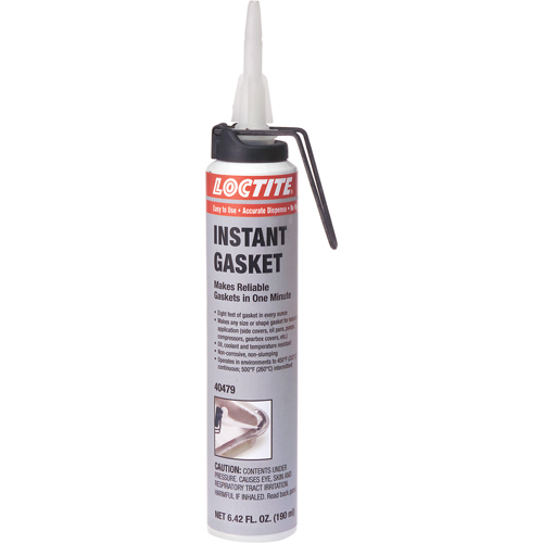 Scellant &agrave; joints Instant Gasket, Cartouche, Noir Canadian Safety Group Inc.