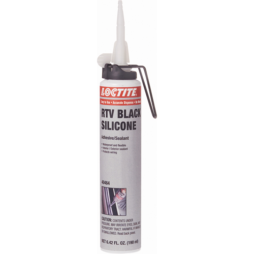 Superflex RTV Silicone Adhesive Sealant, Cartridge, Black Canadian Safety Group Inc.