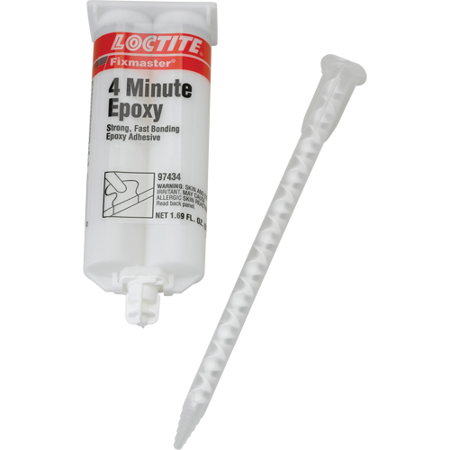 Fixmaster&reg; 4 Minute Adhesive, 50 ml, Dual Cartridge, Two-Part, Amber Canadian Safety Group Inc.