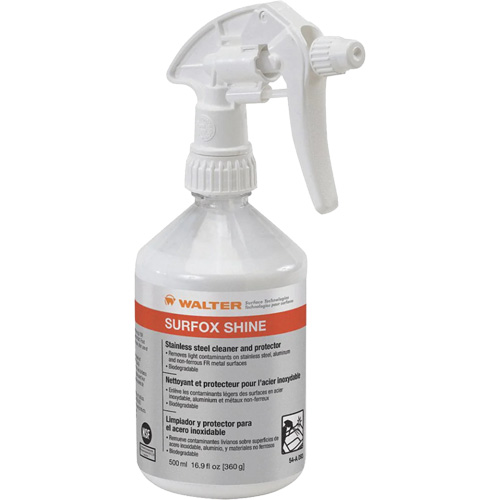 Nettoyant & protecteur pour acier inoxydable Surfox Shine, 500 ml, Bouteille &agrave; g&acirc;chette Canadian Safety Group Inc.