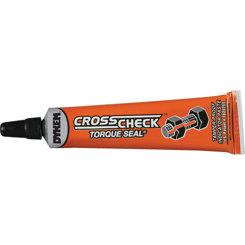 Cross Check Torque Seal&reg; Tamper-Proof Indicator Paste, 1 fl. oz., Tube, Orange Canadian Safety Group Inc.