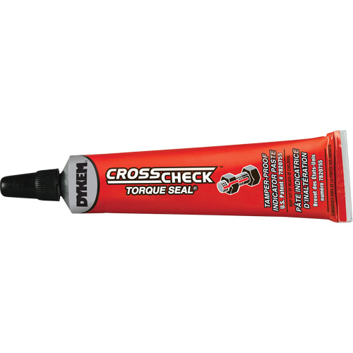 Cross Check Torque Seal&reg; Tamper-Proof Indicator Paste, 1 oz., Tube, Red Canadian Safety Group Inc.