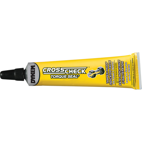 Cross Check Torque Seal&reg; Tamper-Proof Indicator Paste, 1 fl. oz., Tube, Yellow Canadian Safety Group Inc.