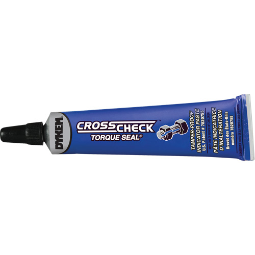 Cross Check Torque Seal&reg; Tamper-Proof Indicator Paste, 1 fl. oz., Tube, Blue Canadian Safety Group Inc.
