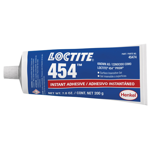 Gel de fixation insensible &agrave; la surface 454, Transparent, Tube, 200 g Canadian Safety Group Inc.