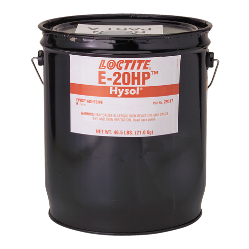 Adh&eacute;sifs structuraux &agrave; s&eacute;chage rapide E-20P, 5 gal., Seau, Deux composants, Blanc Canadian Safety Group Inc.