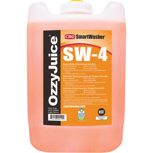 Solution nettoyante de calibre industriel Smartwasher , Cruche Canadian Safety Group Inc.