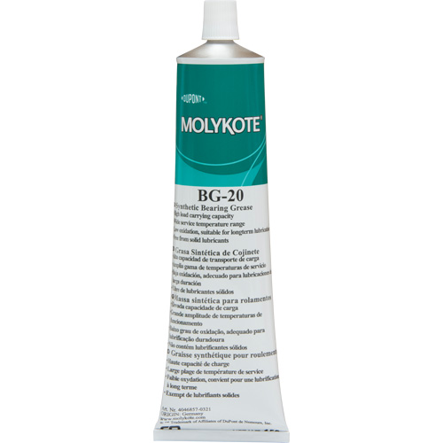 Graisse de roulement haute performance Molykote BG 20, 150 g, Bouteille Canadian Safety Group Inc.
