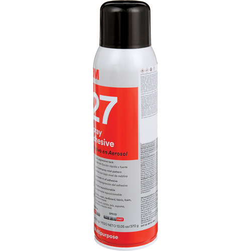 27 Multi-Purpose Spray Adhesive, Clear, Aerosol Can Canadian Safety Group Inc.