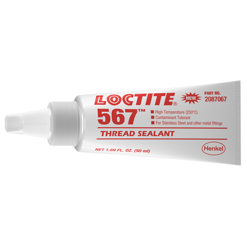 567 High Temperature Thread Sealant, Tube, 50 ml, -53.88° C - 204° C/-65° F - 400° F Canadian Safety Group Inc.