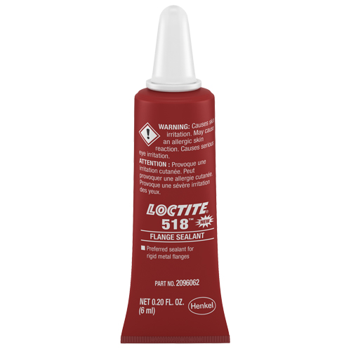 Scellant &agrave; collerettes 518, Tube, Rouge Canadian Safety Group Inc.