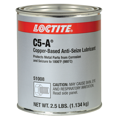 Lubrifiant antiblocage au cuivre Loctite 8008 C5-A, 2,5 lb, Canette, 1800°F (982°C) Temp&eacute;rature max. Canadian Safety Group Inc.