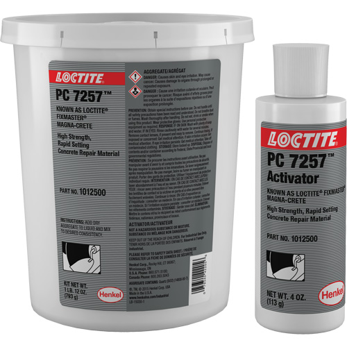 Produit de r&eacute;paration du b&eacute;ton Fixmaster Magna-Crete, Trousse, Gris Canadian Safety Group Inc.