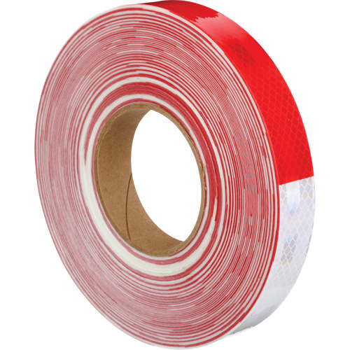 3M Diamond Grade Marking Tape, 1" W x 150' L, Red & White Canadian Safety Group Inc.