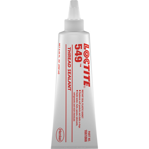 549 Thread Sealant, Tube, 250 ml, -54° C - 149° C/-65° F - 300° F Canadian Safety Group Inc.