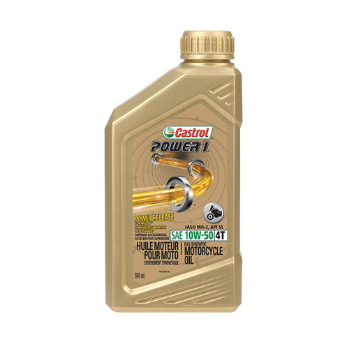 POWER 1&reg; 10W50 Motorcycle Oil, 946 ml, Bottle Canadian Safety Group Inc.