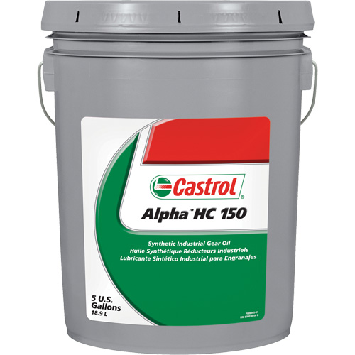 Huile pour engrenages synth&eacute;tique industrielle 3660 HC EP 150 Alpha, 18,93 L Canadian Safety Group Inc.