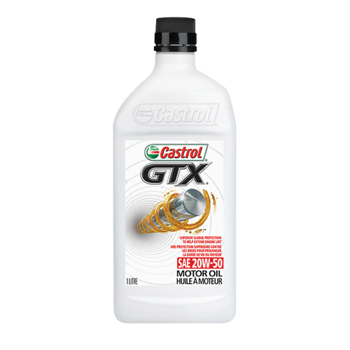 GTX&reg; 20W50 Motor Oil, 1 L, Bottle Canadian Safety Group Inc.