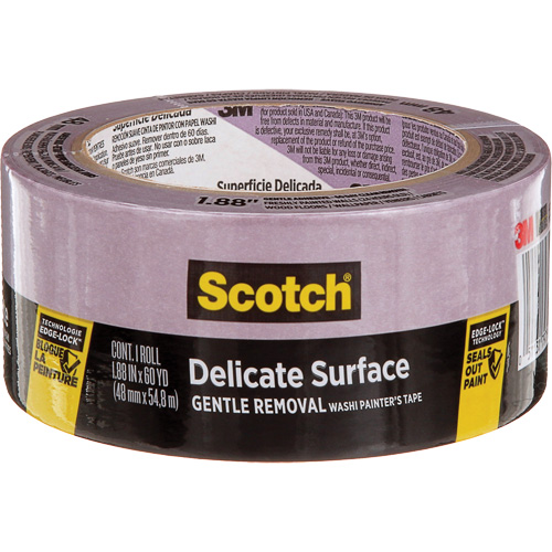 Scotch&reg; Delicate Surface Painter's Tape 2080, 48 mm (1-7/8") x 55 m (180'), Purple Canadian Safety Group Inc.