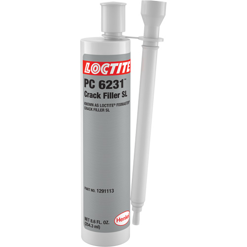Bouche-fentes SL Loctite Fixmaster, 8,6 oz liq., Cartouche double, Gris Canadian Safety Group Inc.